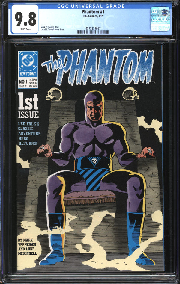 Phantom (1989) #1 CGC 9.8 NM/MT