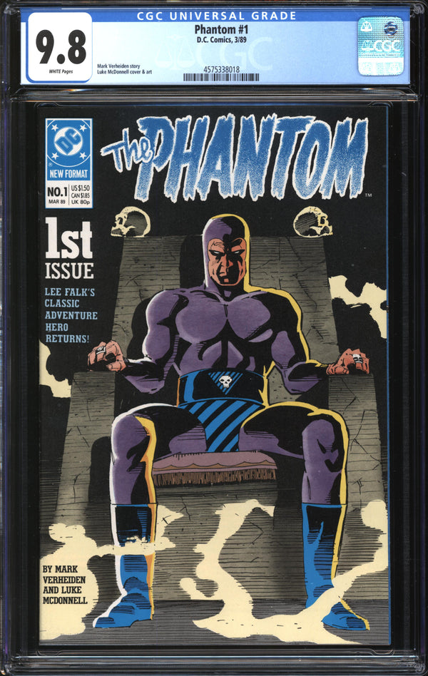 Phantom (1989) #1 CGC 9.8 NM/MT