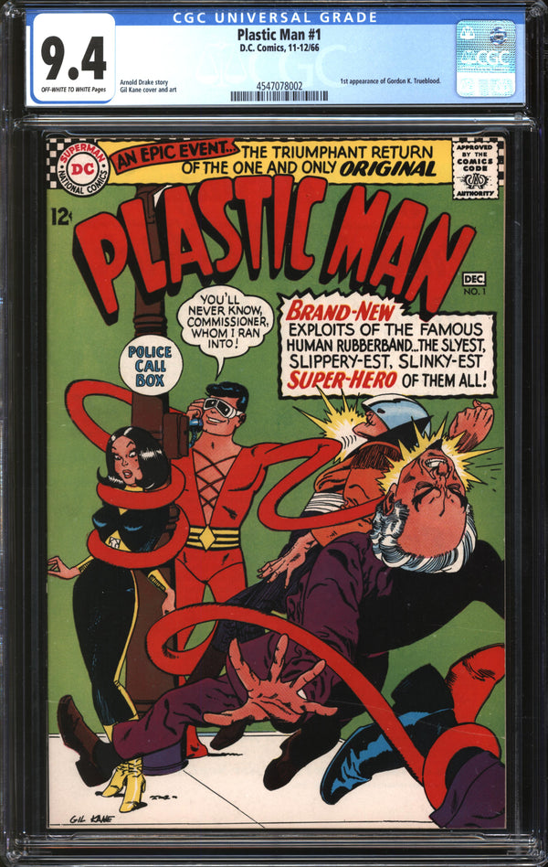 Plastic Man (1966) #1 CGC 9.4 NM