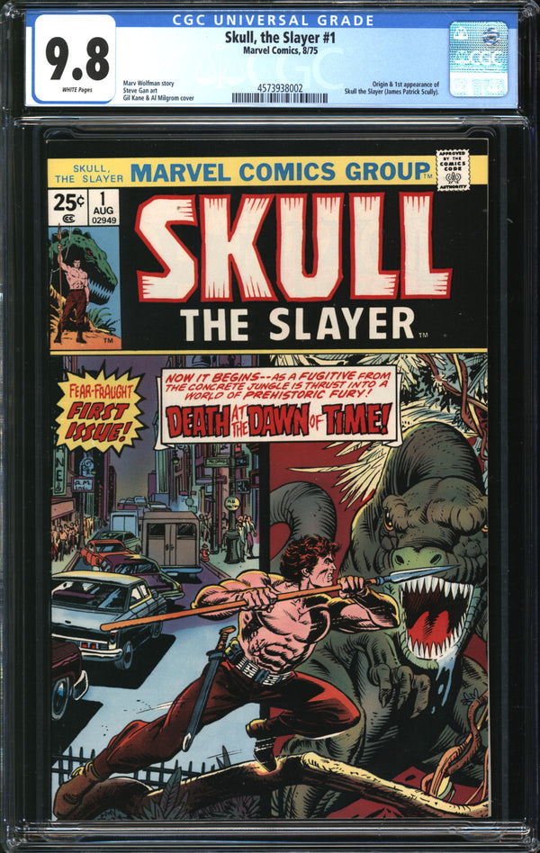 Skull The Slayer (1975) #1 CGC 9.8 NM/MT