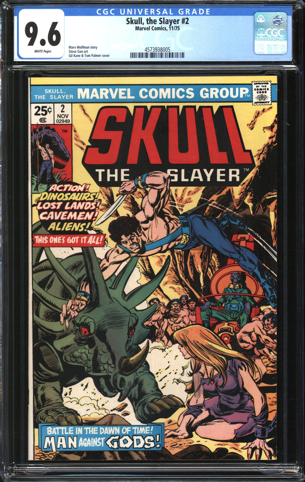 Skull The Slayer (1975) #2 CGC 9.6 NM+