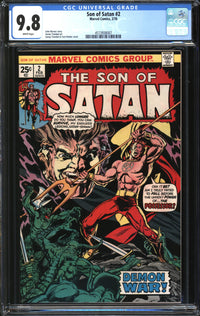 Son Of Satan (1975) #2 CGC 9.8 NM/MT