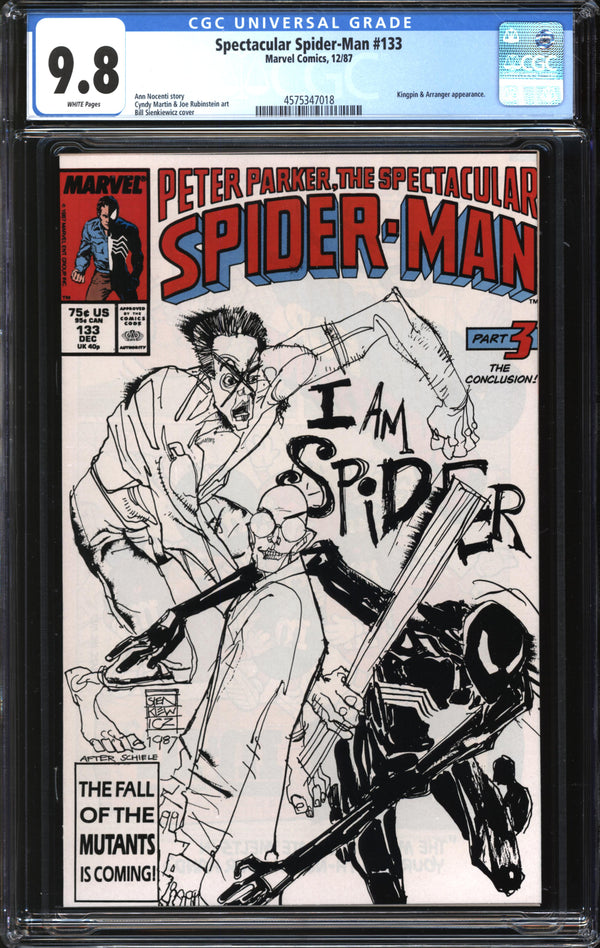 Spectacular Spider-Man (1976) #133 CGC 9.8 NM/MT