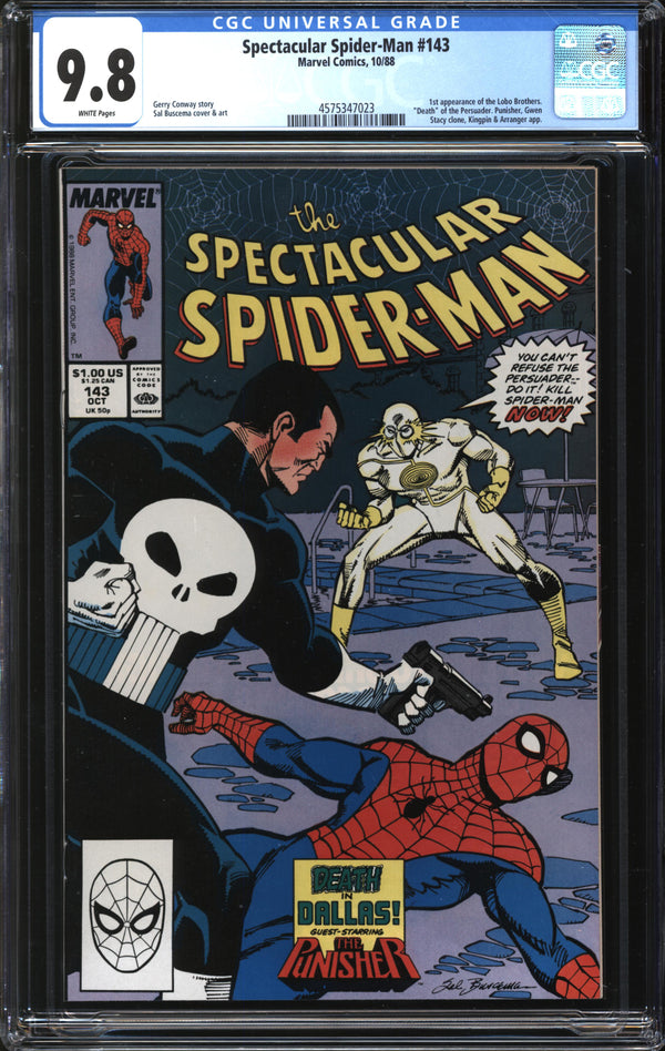 Spectacular Spider-Man (1976) #143 CGC 9.8 NM/MT
