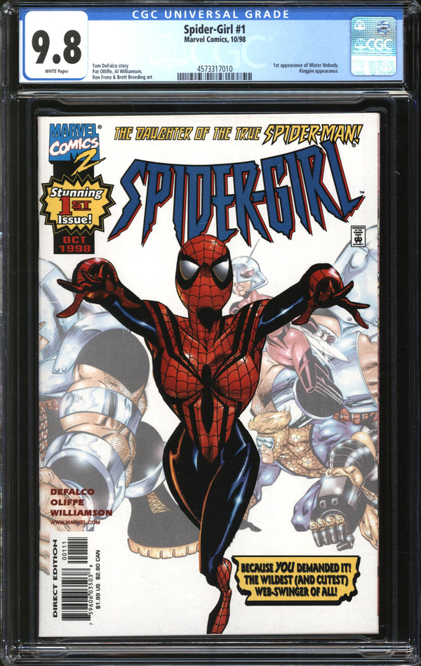 Spider-Girl (1998) # 1 CGC 9.8 NM/MT