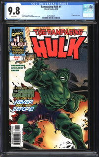 Rampaging Hulk (1998) #1 CGC 9.8 NM/MT