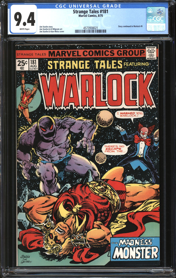Strange Tales (1951) #181 CGC 9.4 NM