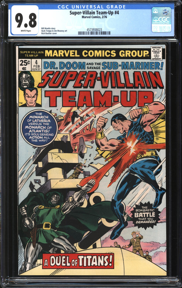 Super-Villain Team-Up (1975) #4 CGC 9.8 NM/MT
