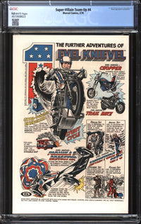 Super-Villain Team-Up (1975) #4 CGC 9.8 NM/MT