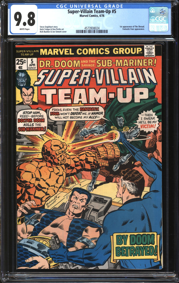 Super-Villain Team-Up (1975) #5 CGC 9.8 NM/MT