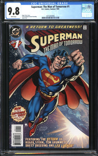 Superman: The Man Of Tomorrow (1995) #1 CGC 9.8 NM/MT