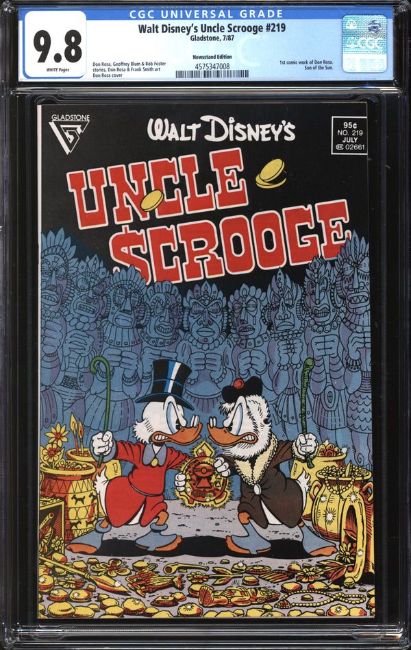 Walt Disney's Uncle Scrooge (1986) #219 CGC 9.8 NM/MT