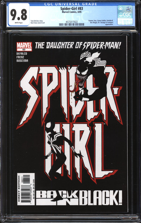 Spider-Girl (1998) #83 CGC 9.8 NM/MT