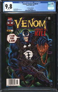 Venom: License To Kill (1997) #1 $1.99 Newsstand Edition CGC 9.8 NM/MT