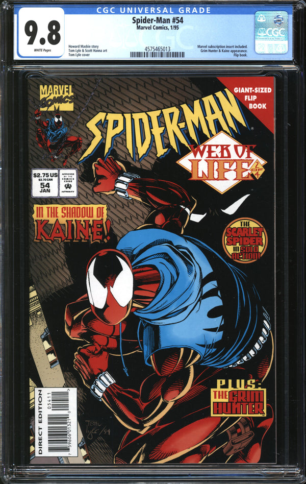 Spider-Man (1990) #54 CGC 9.8 NM/MT