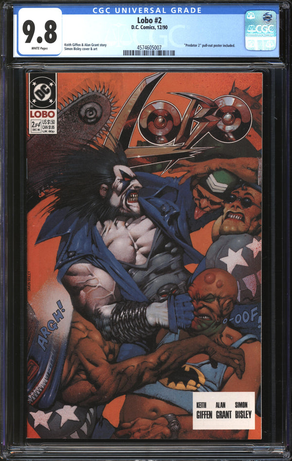 Lobo (1990) #2 CGC 9.8 NM/MT