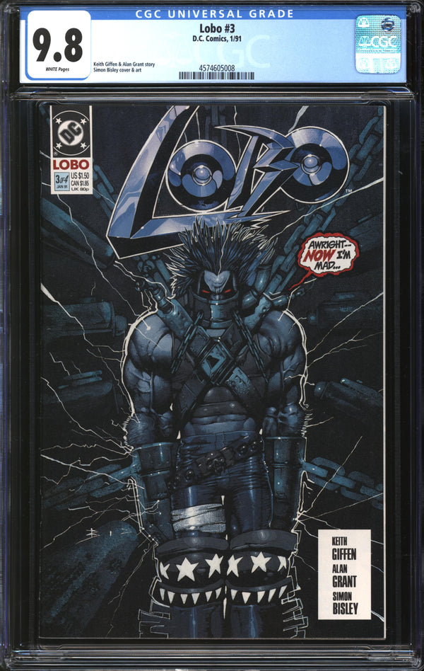 Lobo (1990) #3 CGC 9.8 NM/MT