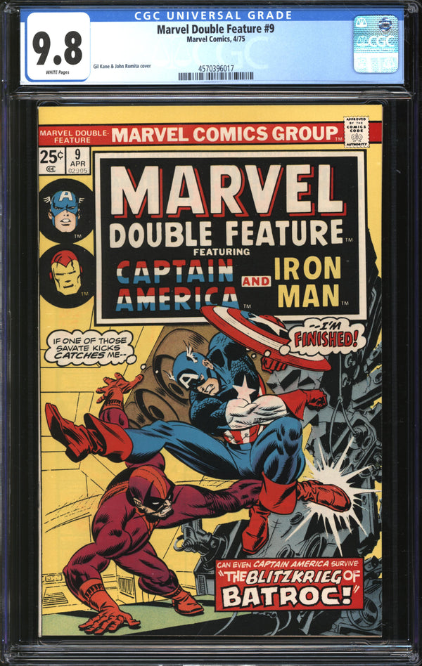 Marvel Double Feature (1973) #9 CGC 9.8 NM/MT