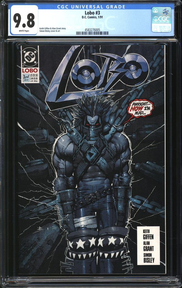 Lobo (1990) #3 CGC 9.8 NM/MT