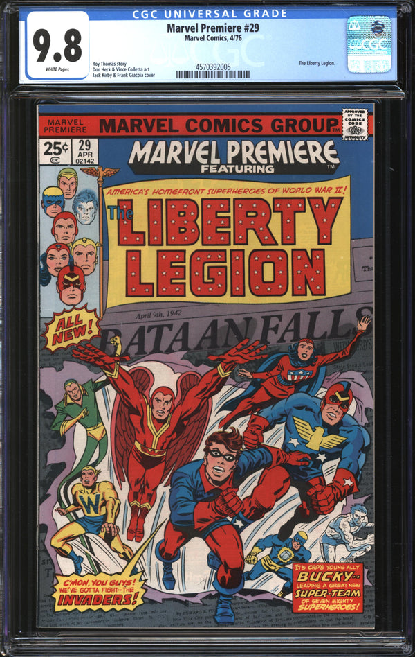 Marvel Premiere (1972) #29 CGC 9.8 NM/MT