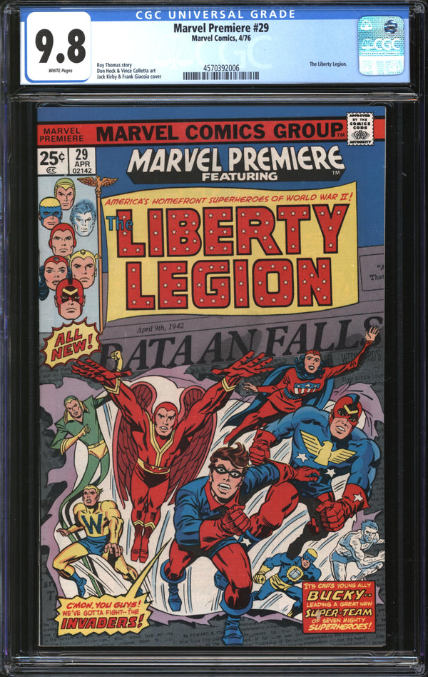Marvel Premiere (1972) #29 CGC 9.8 NM/MT