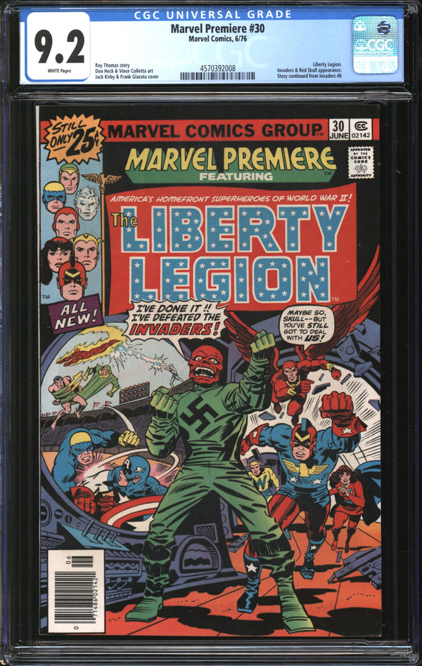 Marvel Premiere (1972) #30 CGC 9.2 NM-