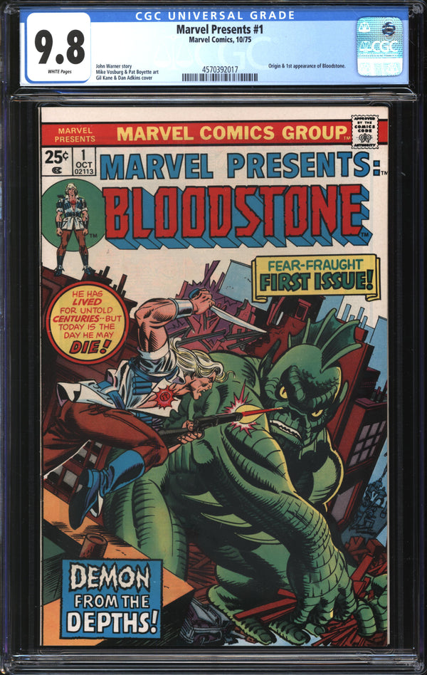Marvel Presents (1975) #1 CGC 9.8 NM/MT