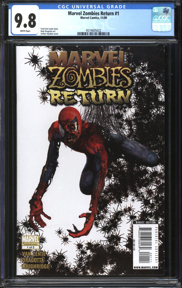 Marvel Zombies Return (2009) #1 CGC 9.8 NM/MT
