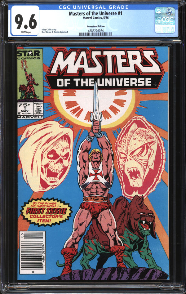Masters Of The Universe (1986) # 1 Newsstand Edition CGC 9.6 NM+