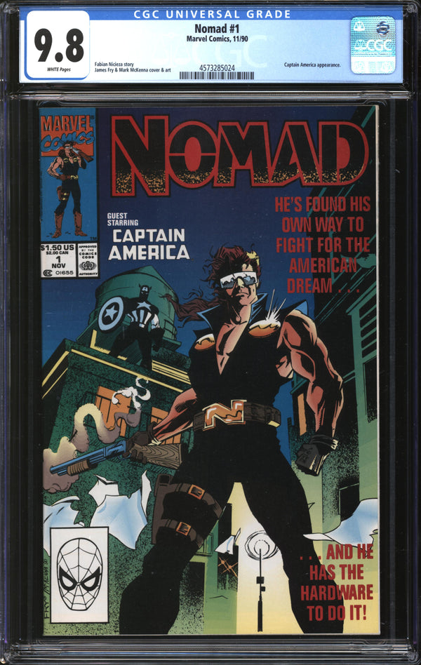 Nomad (1990) #1 CGC 9.8 NM/MT