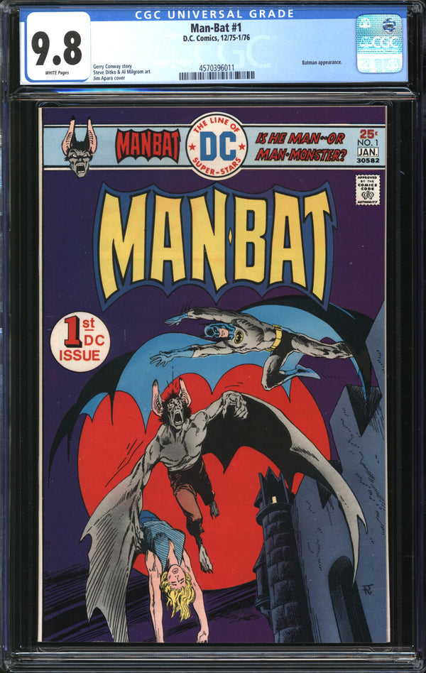 Man-Bat (1975-76) #1 CGC 9.8 NM/MT