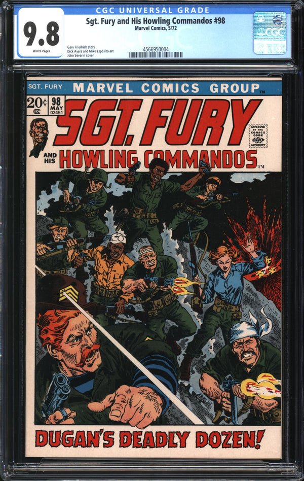 Sgt. Fury And His Howling Commandos (1963) # 98 CGC 9.8 NM/MT