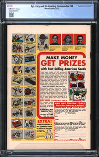 Sgt. Fury And His Howling Commandos (1963) # 98 CGC 9.8 NM/MT