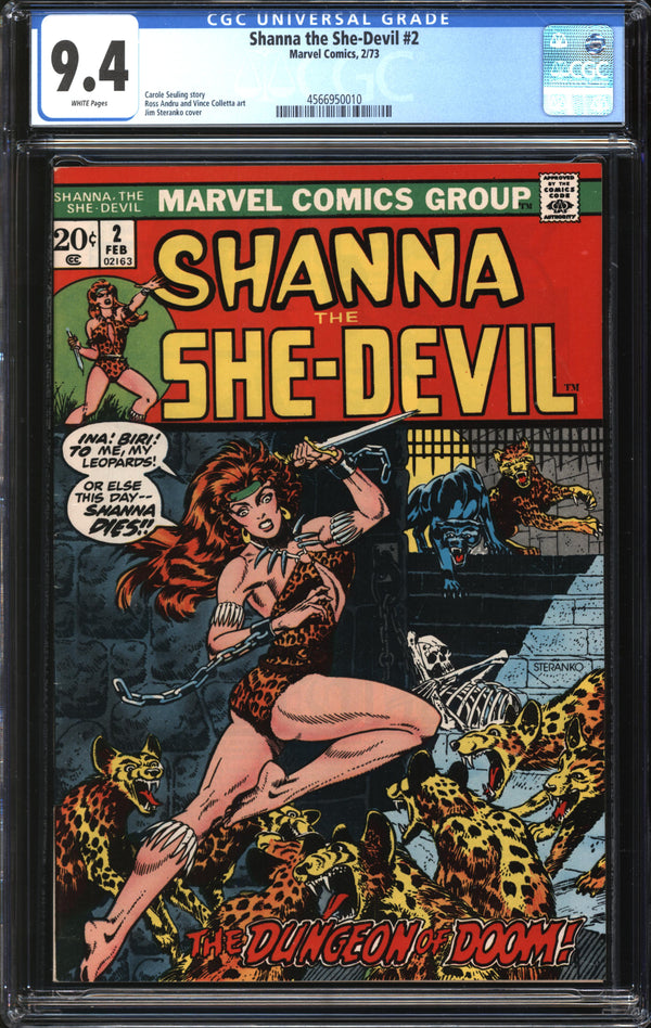 Shanna The She-Devil (1992) #2 CGC 9.4 NM