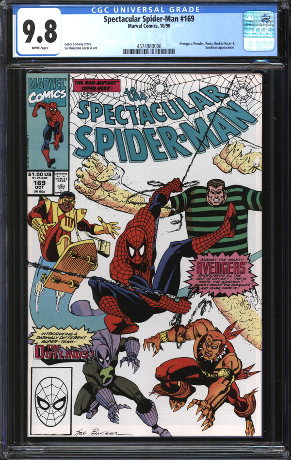 Spectacular Spider-Man (1976) #169 CGC 9.8 NM/MT