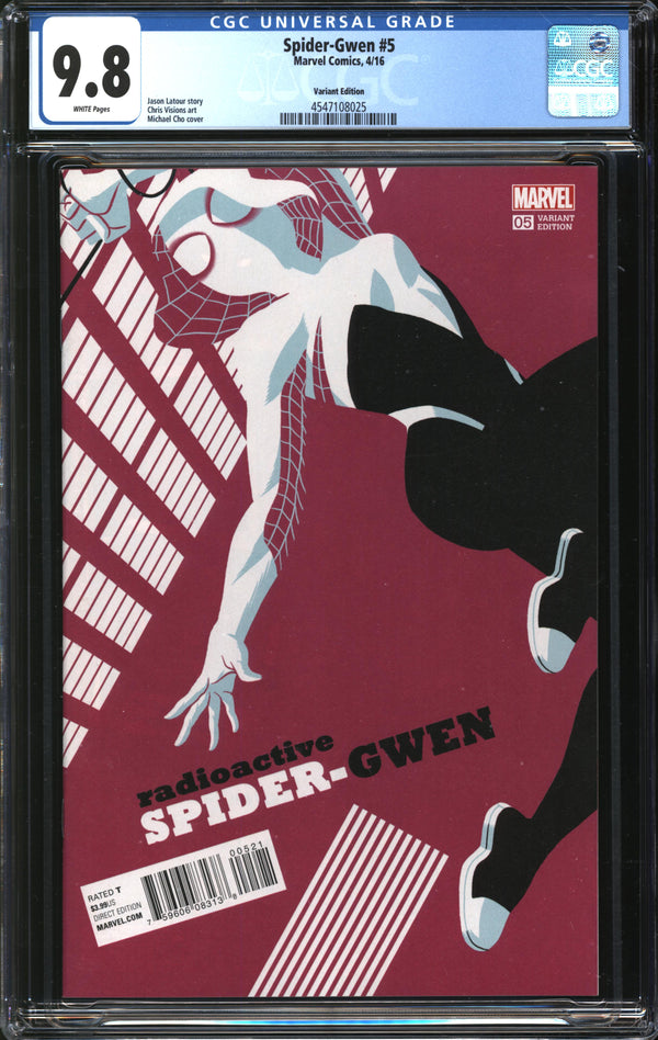 Spider-Gwen (2015, Vol. 2) # 5 Michael Cho Variant CGC 9.8 NM/MT