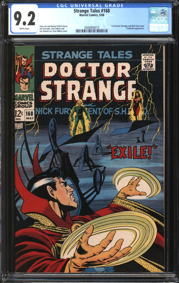 Strange Tales (1951) #168 CGC 9.2 NM-