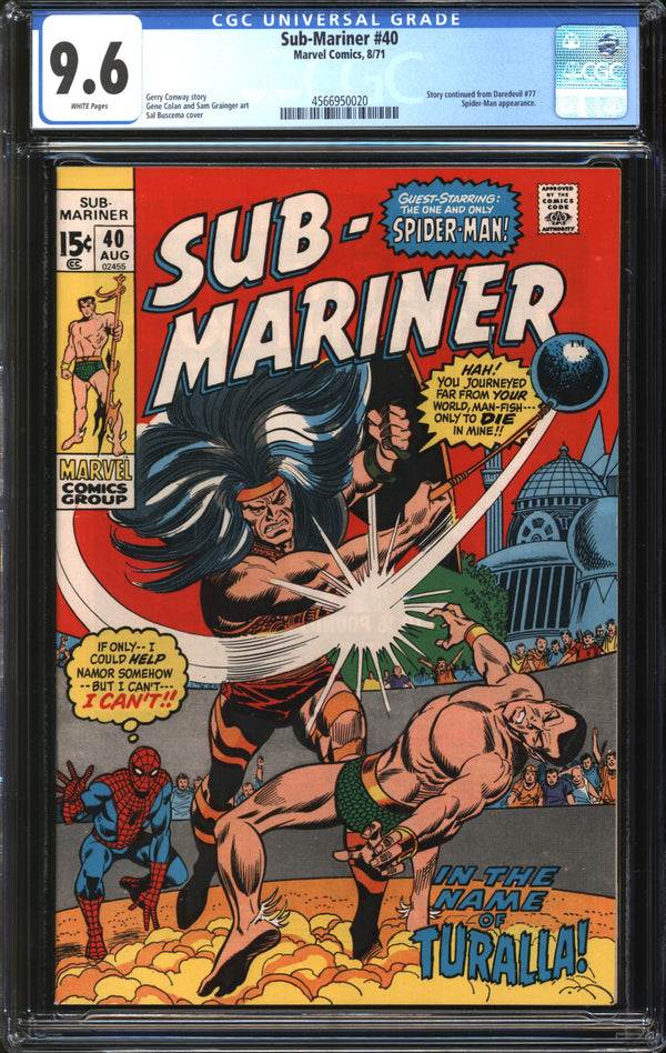 Sub-Mariner (1968) #40 CGC 9.6 NM+