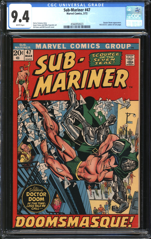 Sub-Mariner (1968) #47 CGC 9.4 NM