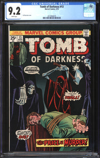 Tomb Of Darkness (1974) #13 CGC 9.2 NM-