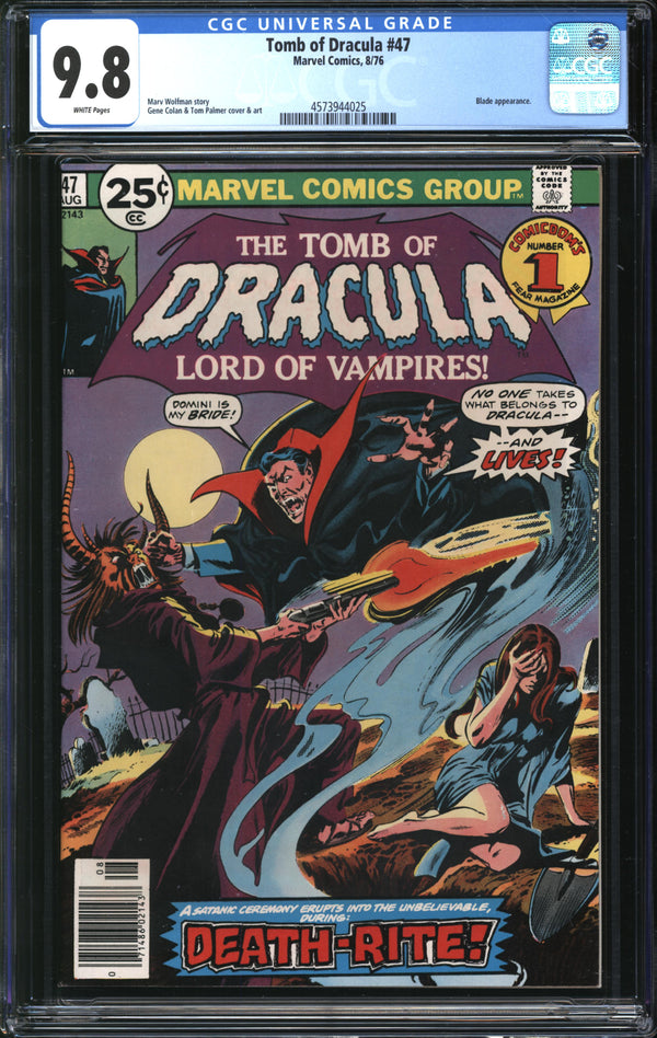 Tomb Of Dracula (1972) #47 CGC 9.8 NM/MT