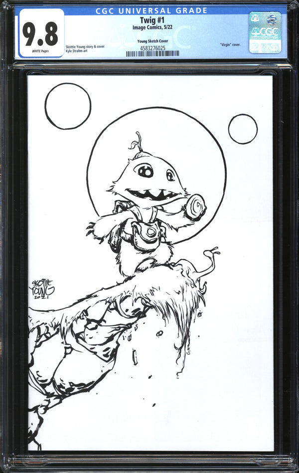 Twig (2022) #1 Skottie Young Sketch Cover CGC 9.8 NM/MT