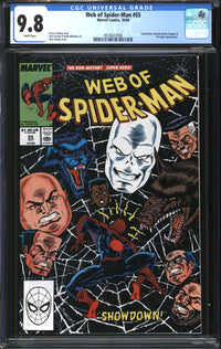 Web Of Spider-Man (1985) # 55 CGC 9.8 NM/MT