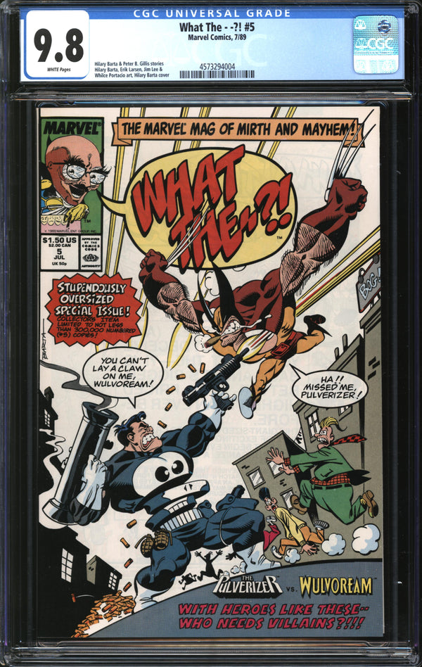 What The --?! (1988) # 5 CGC 9.8 NM/MT
