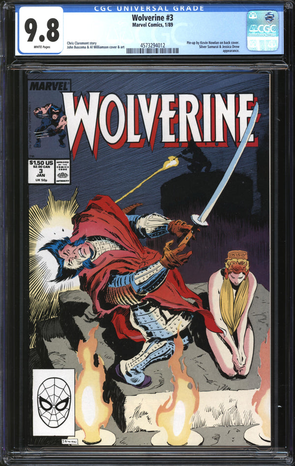 Wolverine (1988) #  3 CGC 9.8 NM/MT