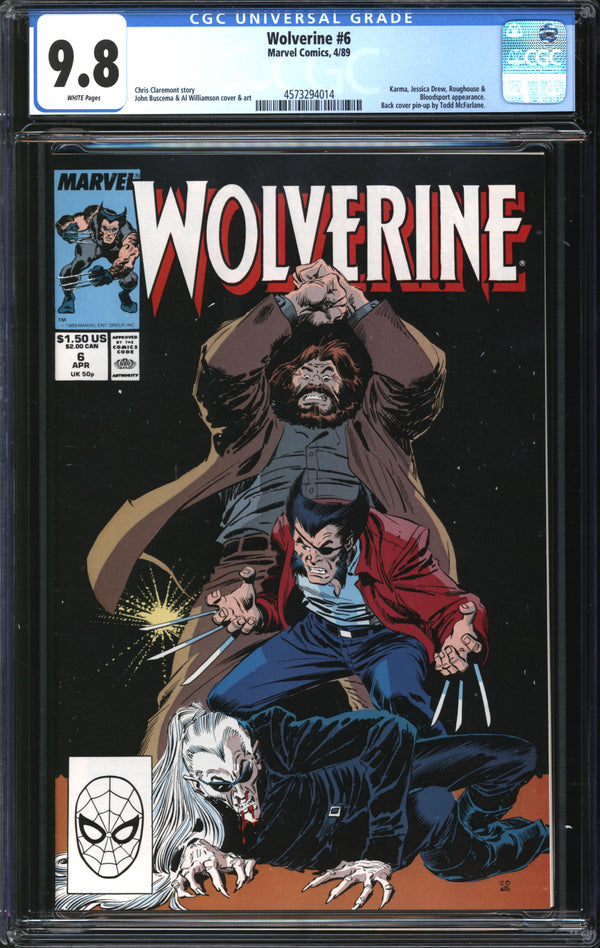 Wolverine (1988) #  6 CGC 9.8 NM/MT