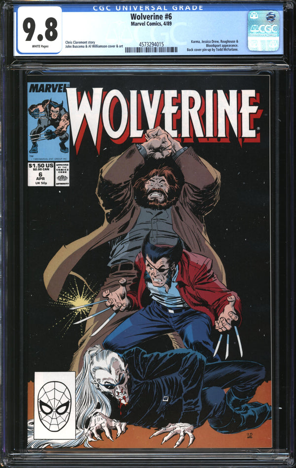 Wolverine (1988) #  6 CGC 9.8 NM/MT