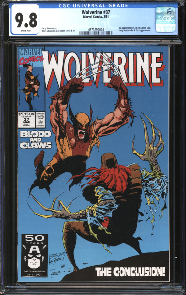 Wolverine (1988) # 37 CGC 9.8 NM/MT