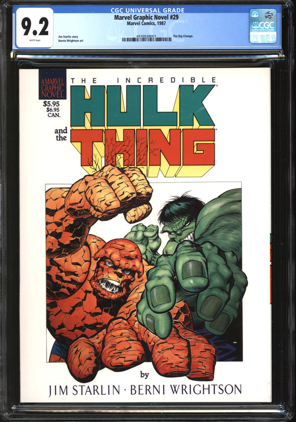 Marvel Graphic Novel (1982) #29 CGC 9.2 NM-