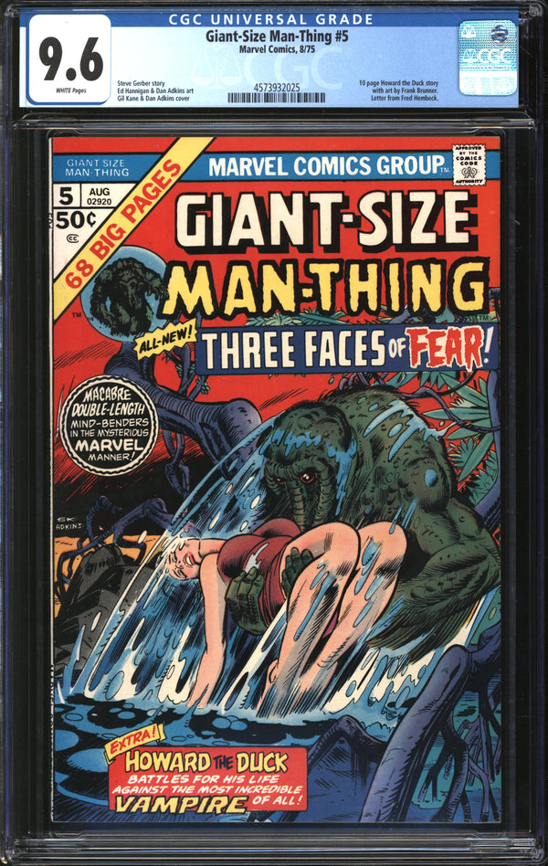 Giant-Size Man-Thing (1974) #5 CGC 9.6 NM+